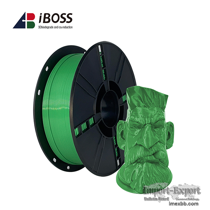 iBOSS PLA+ 3D Printer Filament 1.75mm,1kg, Fit Most FDM Printer(Green)