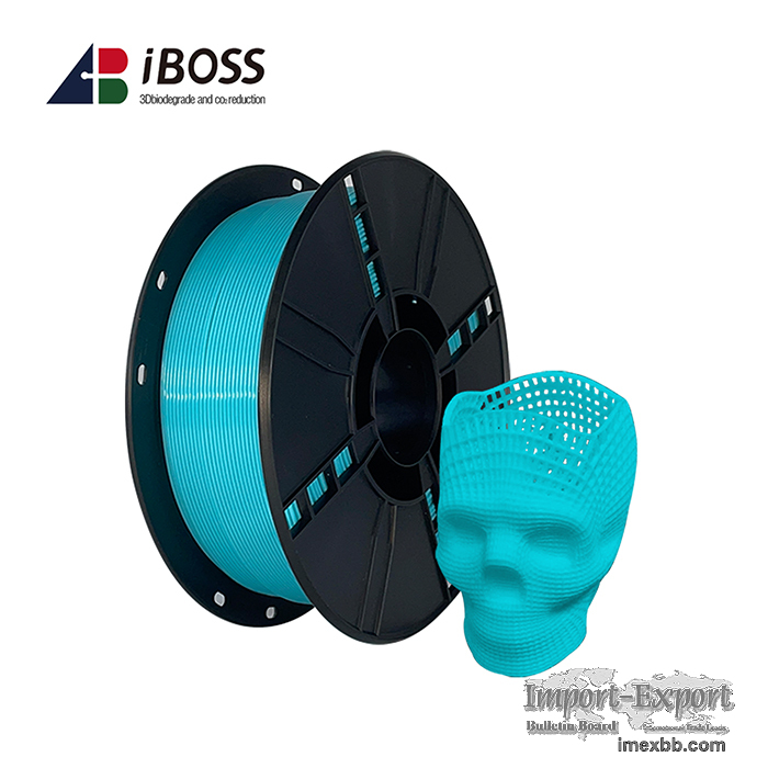 iBOSS PLA+ 3D Printer Filament 1.75mm,1kg, Fit Most FDM Printer(Cyan)