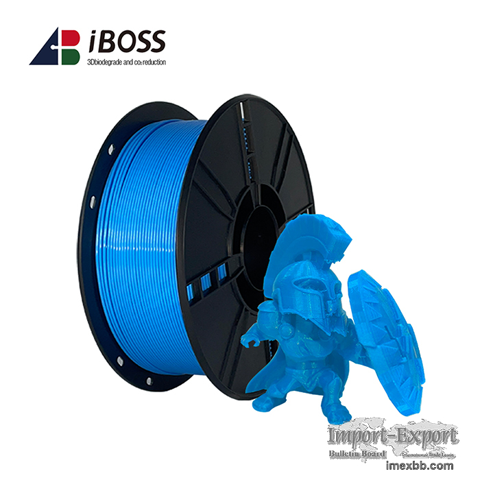 iBOSS PLA+ 3D Printer Filament 1.75mm,1kg, Fit Most FDM Printer(Light Blue)