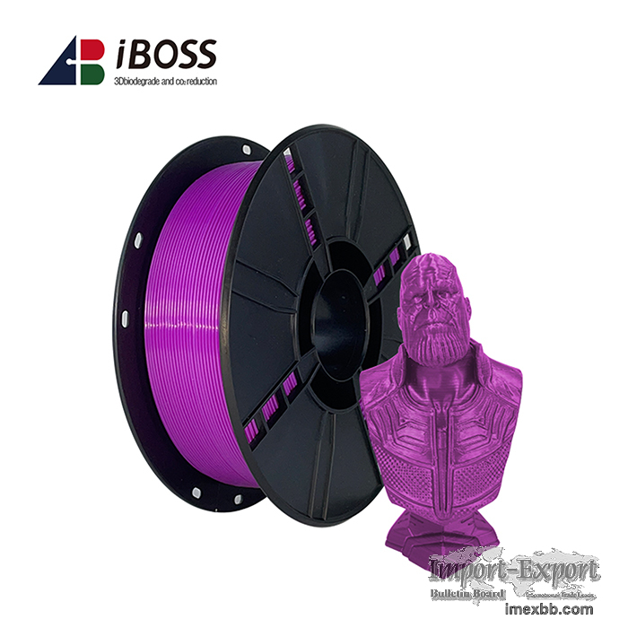 iBOSS PLA+ 3D Printer Filament 1.75mm,1kg, Fit Most FDM Printer(Purple)