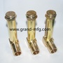 Grandmfg® Tubular Brass Oil level Indicator Gauge