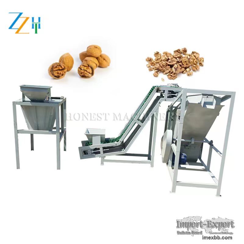 Easy to Use Walnut Processing Line(From Cracking to Cleaning)