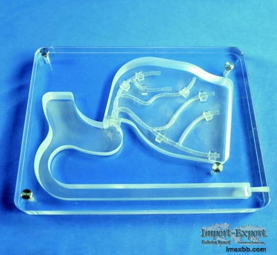 Planar Left Coronary Vessel Model (Radial Artery Approach)