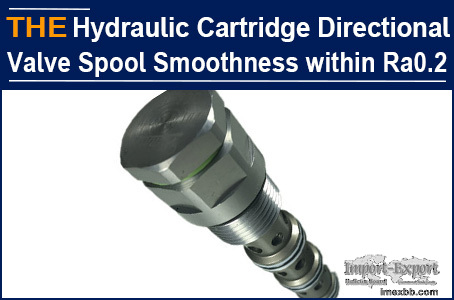 AAK Hydraulic Cartridge Directional Valve Spool Smoothness within Ra0.2