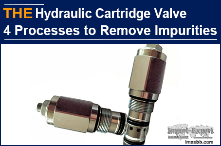 AAK Hydraulic Cartridge Valves 4 Processes to Remove Impurities