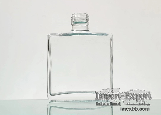 150ml Unique Shape Extra White Flint Glass Vodka Bottle