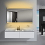 LAM010 Square Bathroom Mirror With Built In Light