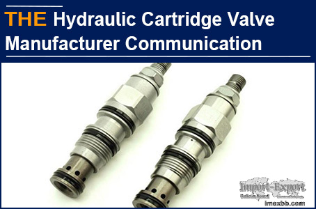 AAK Hydraulic Cartridge Valve Manufacturer Communication with Customers