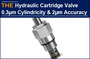 AAK Hydraulic Cartridge Valve with 0.3µm Cylindricity & 2µm Accuracy