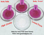 1mm to 10mm red corundum (ruby) balls