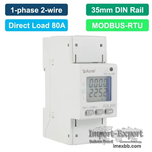 ACREL ADL200 SINGLE PHASE ELECTRIC METER WITH MODBUS