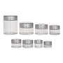 glass cosmetic bottle cream jar container