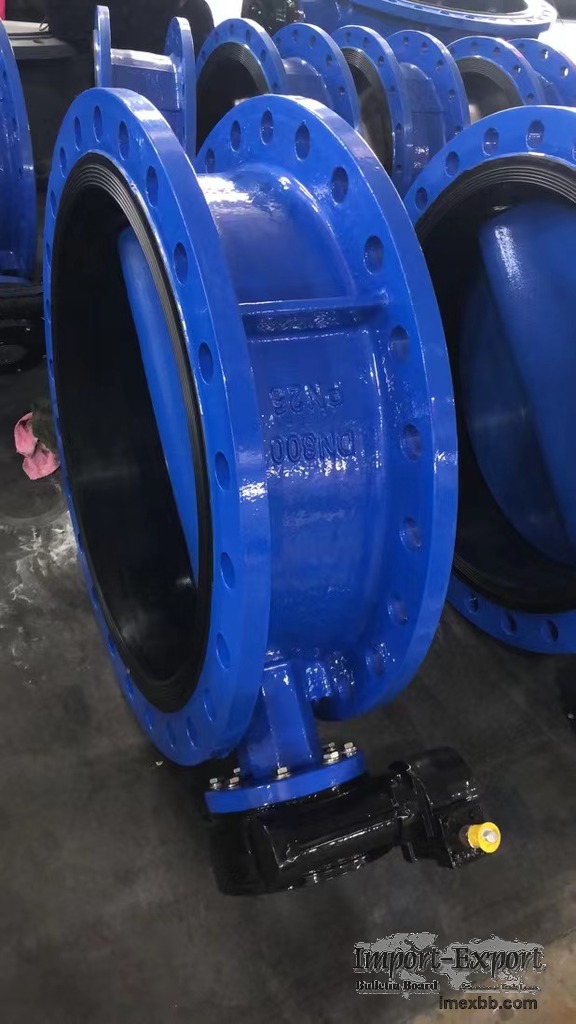 PN25 center line flanged butterfly valve