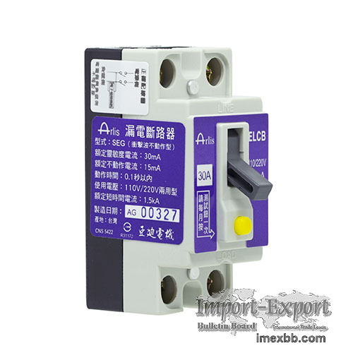 Small Earth Leakage Circuit Breaker
