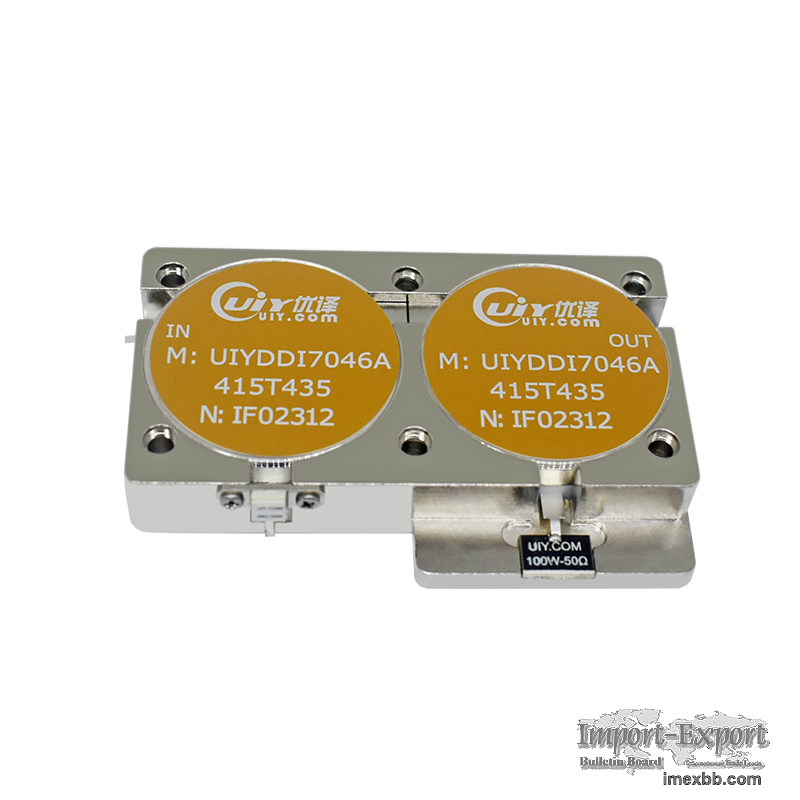 UHF Band 415 to 435MHz RF Dual Junction Drop in Isolators