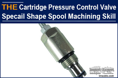 Hydraulic Cartridge Pressure Control Valve Special Spool Machining Skill