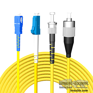 Single Core Single Mode Fiber Optic Jumper Cable – LC/UPC-FC/UPC-SM 2.0mm P