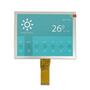 1024x600 res 8 inch tft lcd module 6 O'clock lcd 500 nits display with LVDS