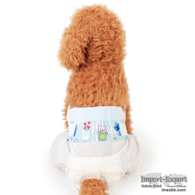 Soft Puppy Dog Pads Disposable Male Dog Scented Diapers