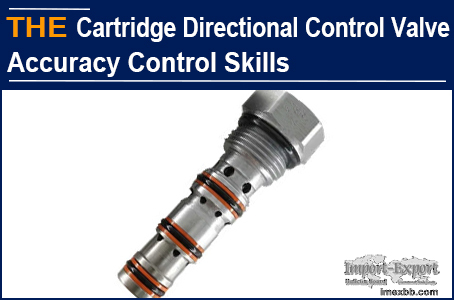 AAK Hydraulic Cartridge Directional Control Valve Accuracy Control Skills