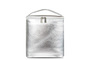 Women's Small Size PU Square Lunch Bag Color Silver Gox Bag