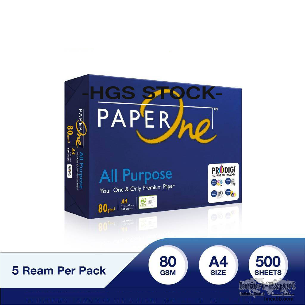 Paper one A4 80 gsm premium copy papers