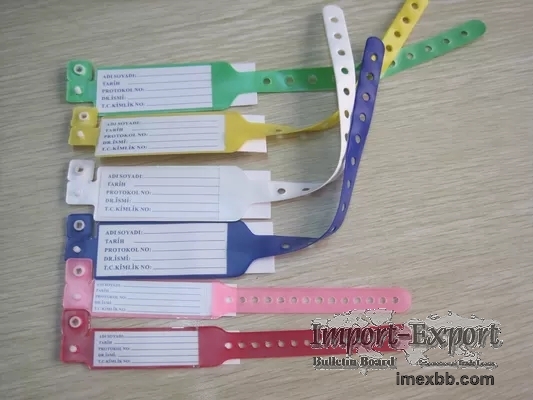 OEM ODM Medical Disposable Supplies Kid Id Bracelet Identification Band Pat