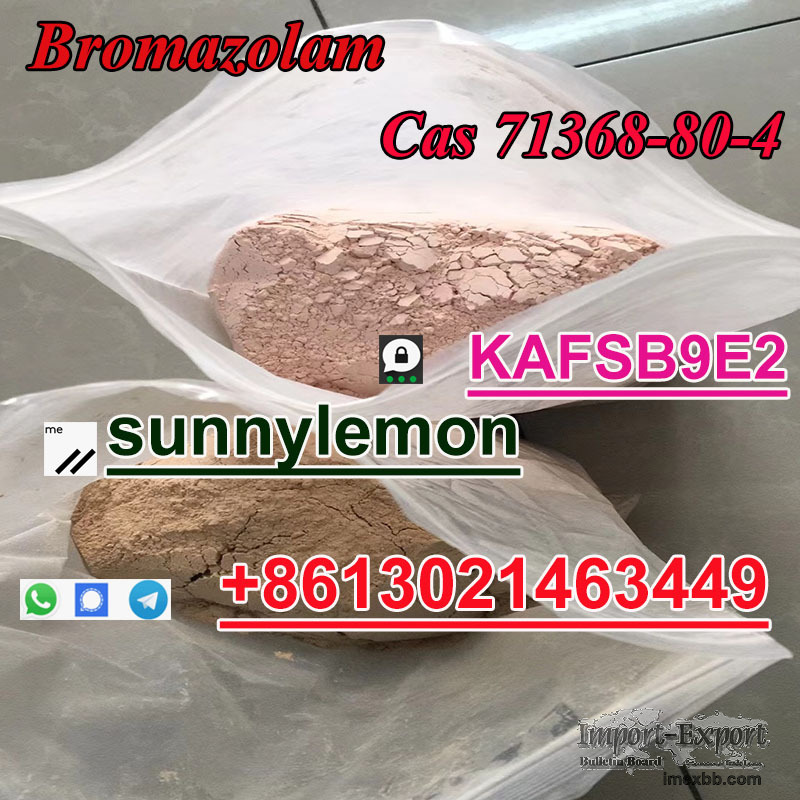 Bromazolam cas 71368-80-4 fast delivery in 24 hours whatsapp:+8613021463449