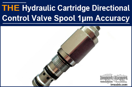 AAK Hydraulic Cartridge Directional Control Valve Spool 1μm accuracy