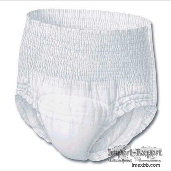 Japanese Adult Pull Up Diaper Pants Wholesale with 3D Leak Guard