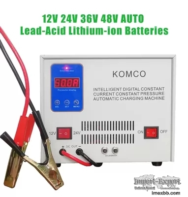  1-50A Manual / Automatic Battery Charger 12V 24V 36V 48v Forklift Battery 