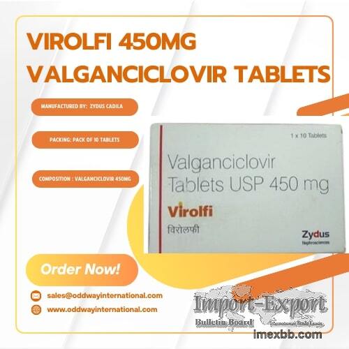 Virolfi 450mg Valganciclovir Tablets