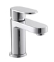 Contemporary Basin Mixer Tap Faucet Polished Chrome Finish For Bathroom