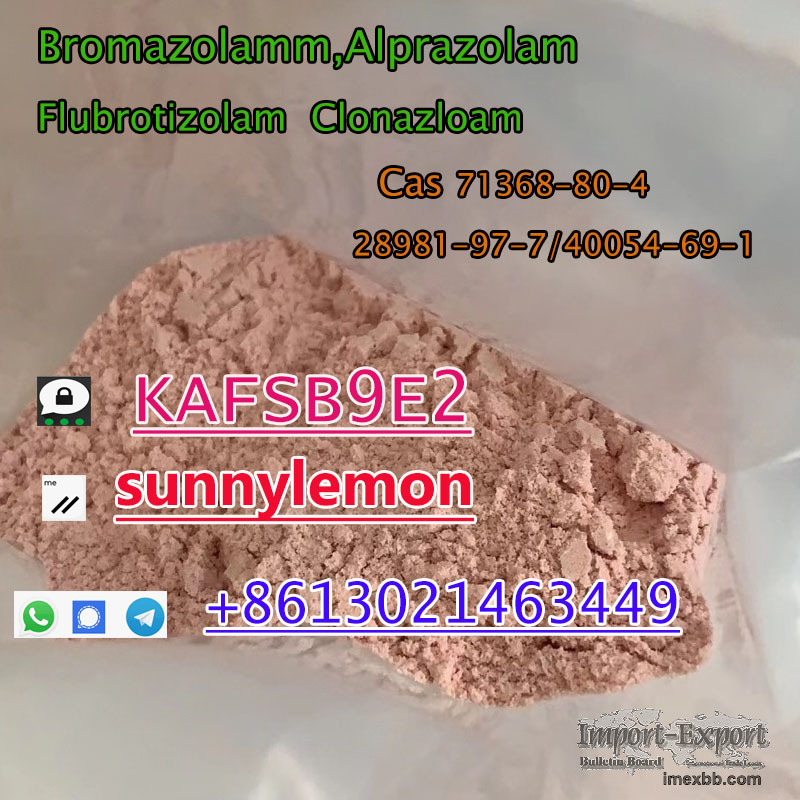 Bromazolam powder cas 71368-80-4 ,whatsapp:+8613021463449