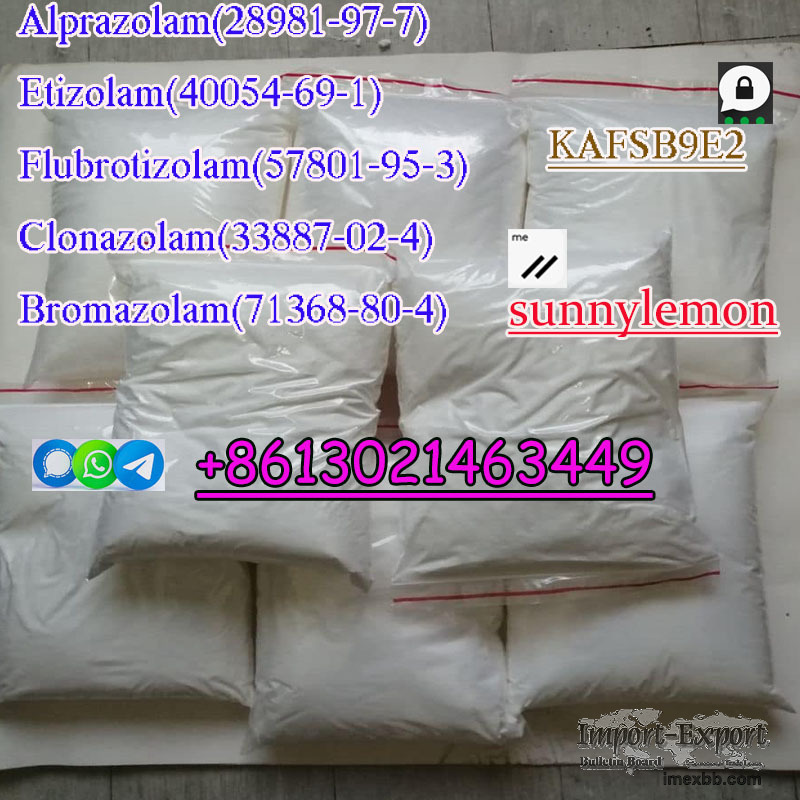 Alprazolam,Etizolam,Flubrotizolam powder whatsapp:+8613021463449