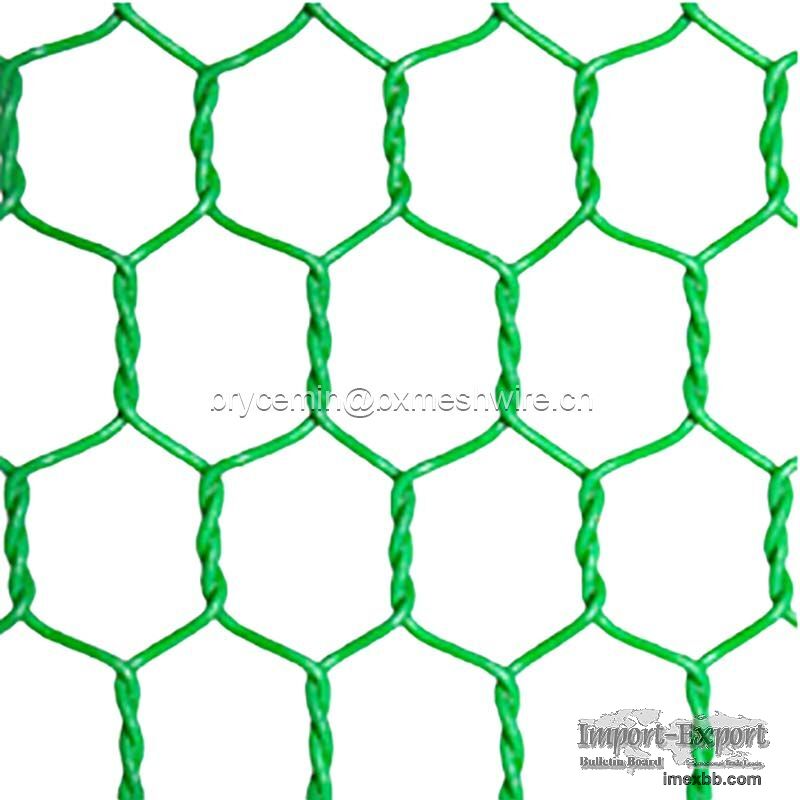 Factory Hot Sale PVC Coated Hexagonal Wire Mesh