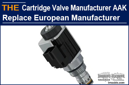 Hydraulic cartridge valve manufacturer AAK replace European manufacturer