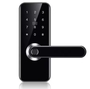 Black Bluetooth Smart Door Lock  Fingerprint Door Lock