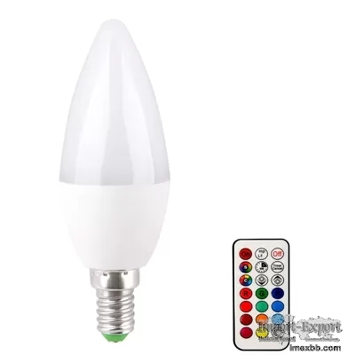 3W Energy Efficient Dimmable Candle LED Light Bulbs For Home Lighting