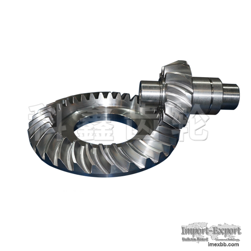 Special spiral bevel gear for high-speed trains