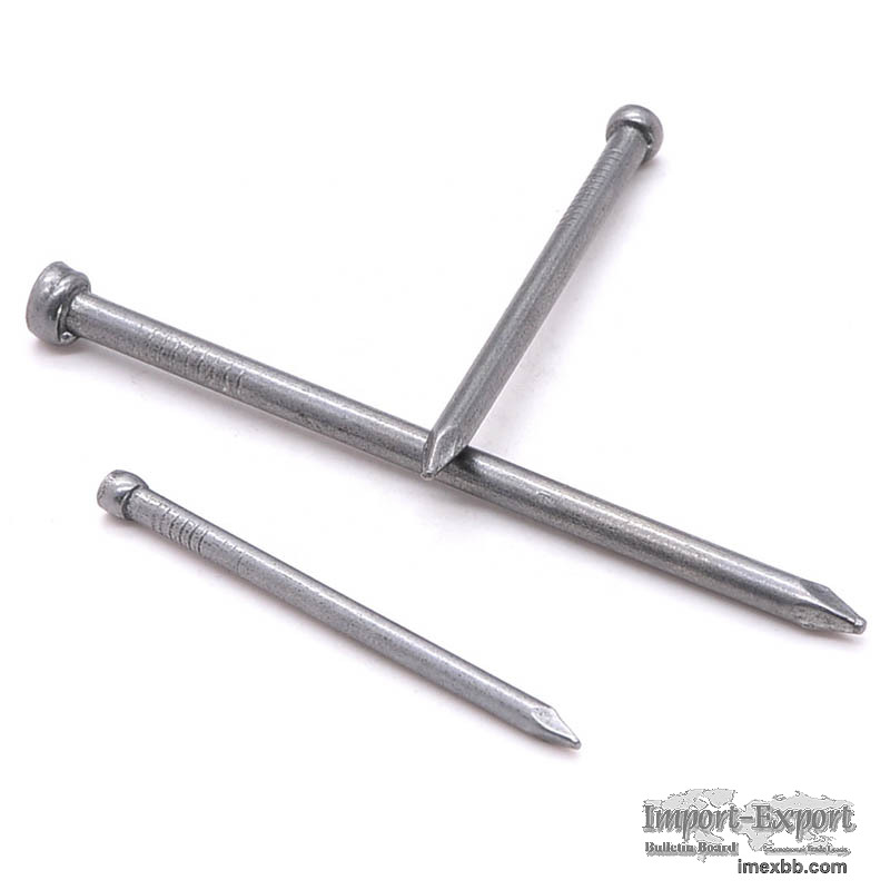 Finishing steel nails