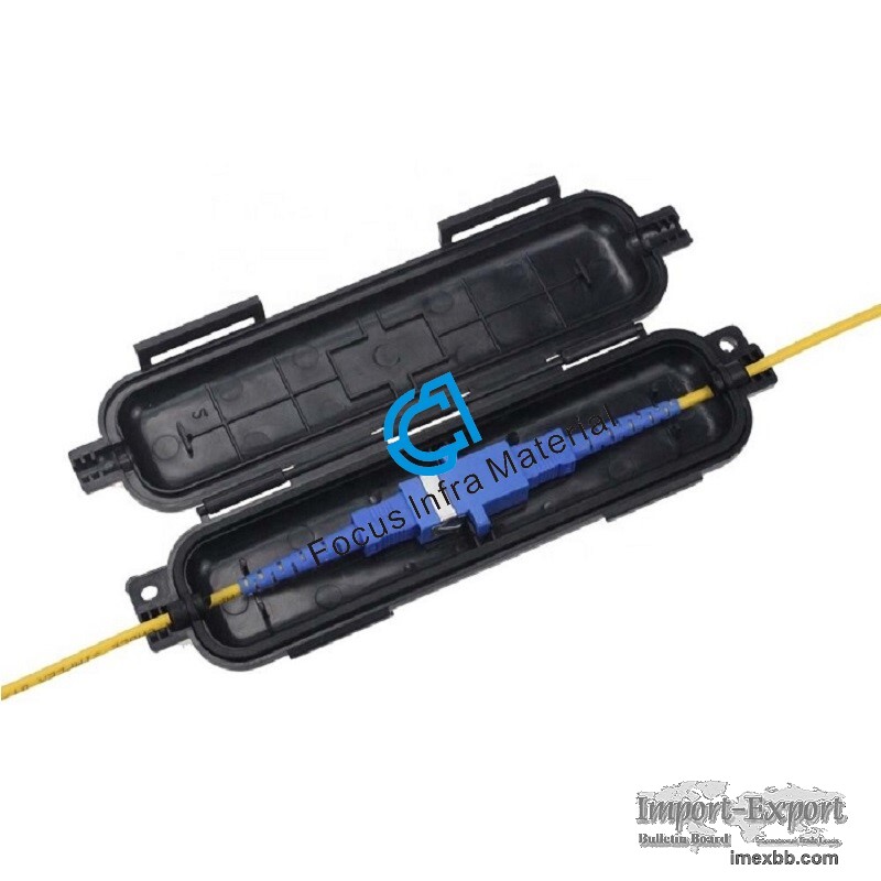 Fiber Optic Drop Cable Fusion Splice Protection Box Outdoor Closure