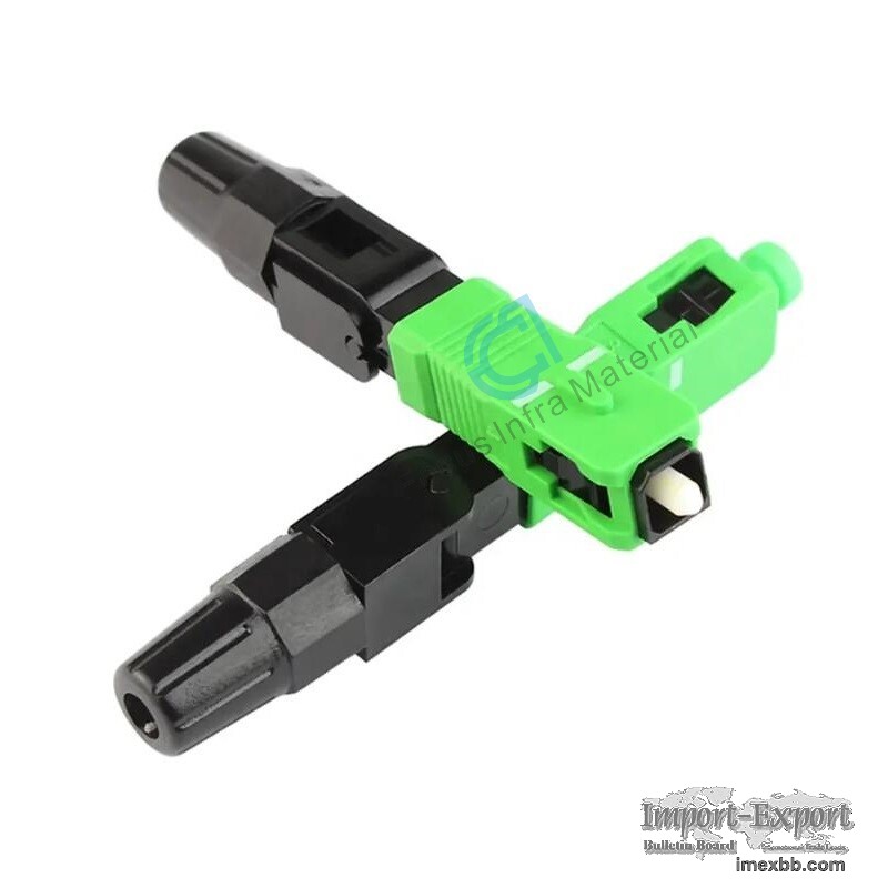 0.3dB Fiber Optic Fast Connectors SC APC Field Assembly Optical Connector