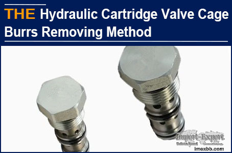AAK Hydraulic Cartridge Valve Cage Burrs Removing Method 