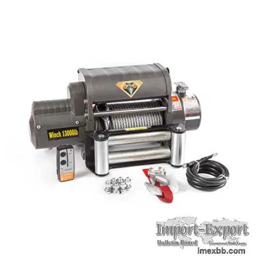 12V/24V vehicle mounted off road winch-SIC13.0X wire rope