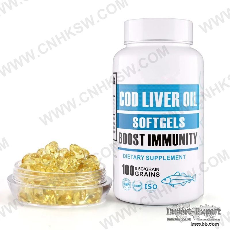 Cod Liver Oil Softgel Capsules
