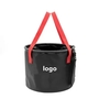 500d PVC Coated Fabric 20L Outdoor Camping Fishing Folding Bucket Car Clean