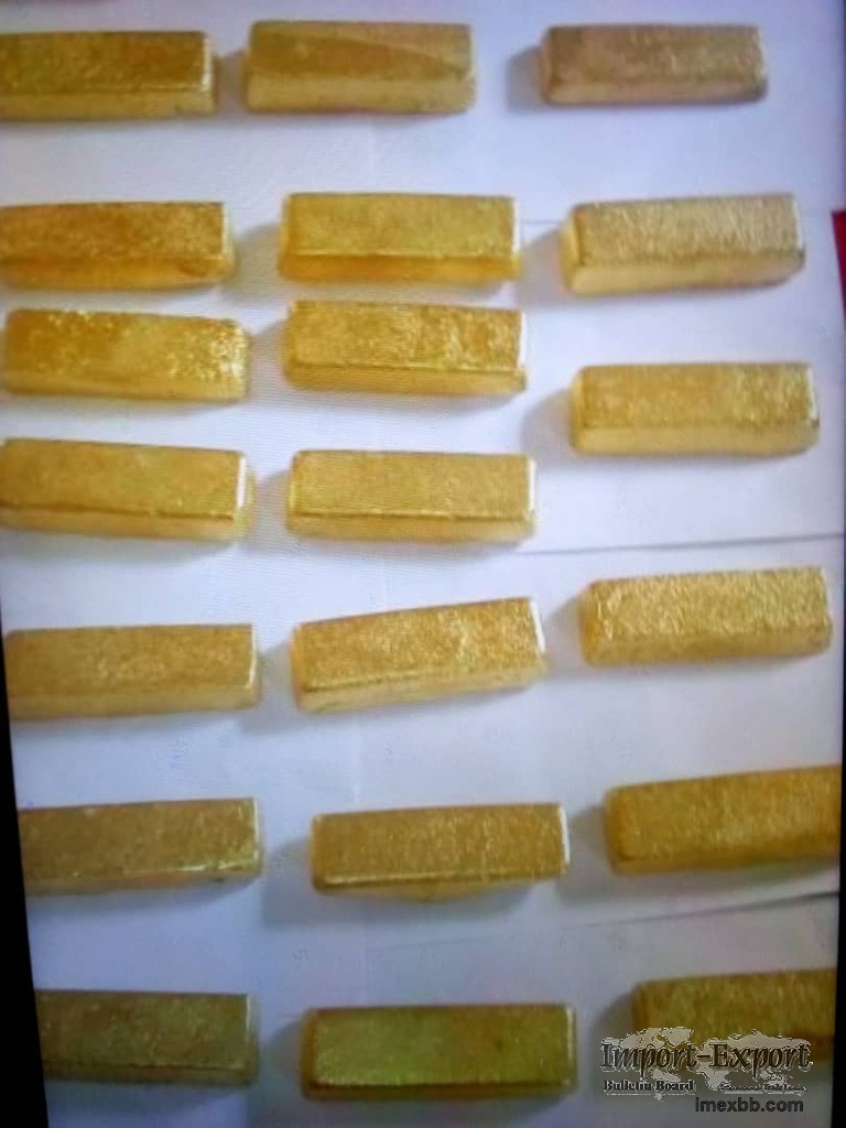 Large quantity of Gold Dore Bars from Ghana