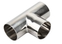 Polished SS316 Stainless Steel Pipe Fittings Sch5s Sch10s Equal Tee For San