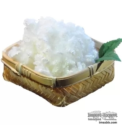  White Polyester Staple Fiber High Grade Medium Fiber Crimp Specialists